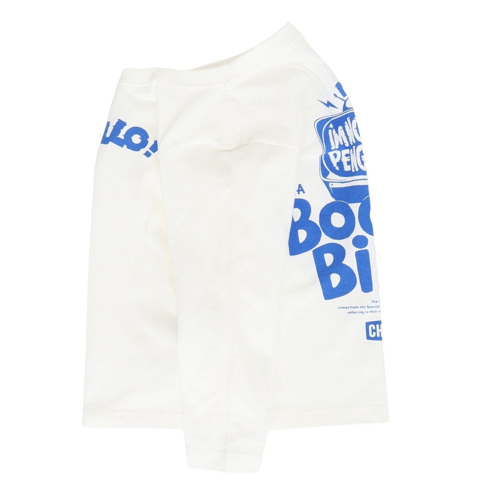 チャムス（CHUMS）（キッズ）キッズアイムノットアペンギンブラッシュドロングスリーブTシャツ CH21-1416-W001