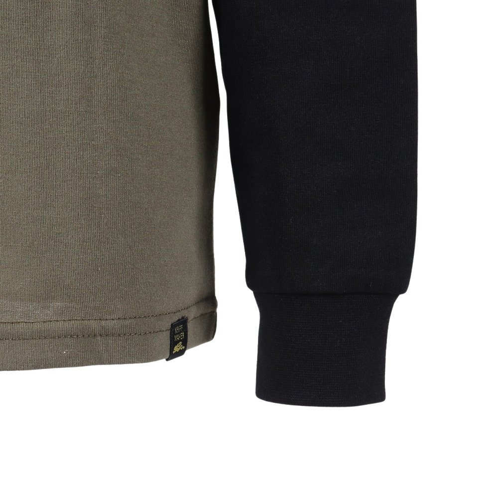 クリフメイヤー（KRIFF MAYER）（キッズ）フェイクレイヤードTシャツ JOIN-Tシャツ J2537837:68:OLIVE GREEN