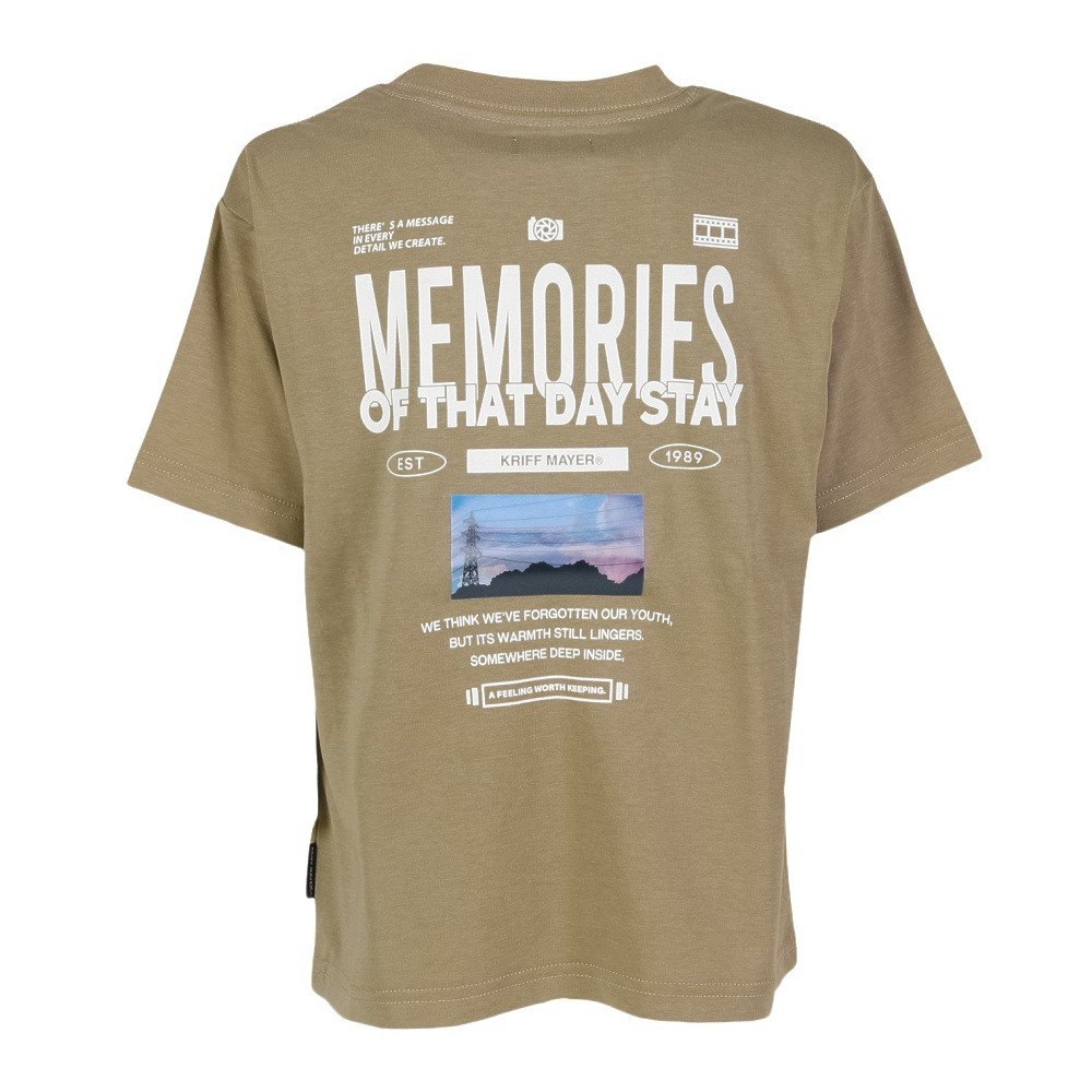 クリフメイヤー（KRIFF MAYER）（キッズ）COOL MAX 半袖Tシャツ J2547826:20:BEIGE