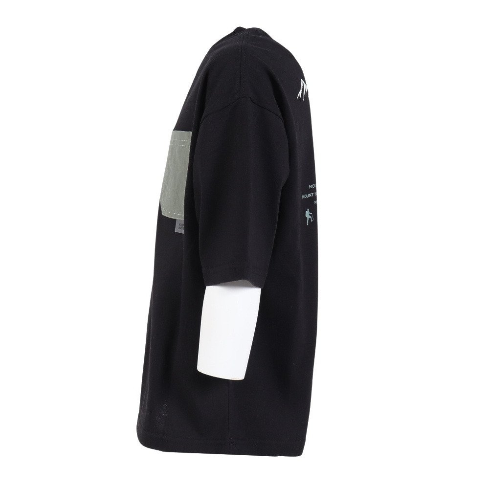 クリフメイヤー（KRIFF MAYER）（キッズ）クリーネスポケ 半袖Tシャツ 山 J2547837:19:BLACK