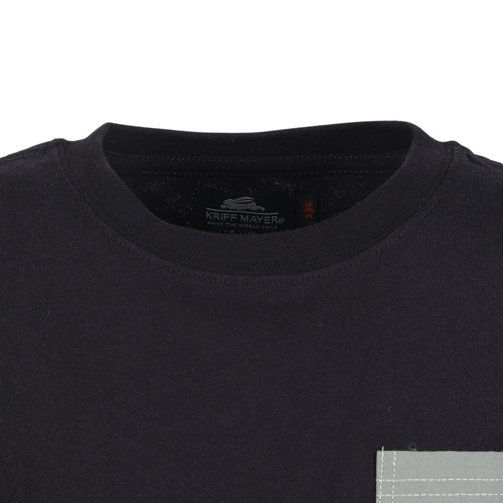 クリフメイヤー（KRIFF MAYER）（キッズ）クリーネスポケ 半袖Tシャツ 山 J2547837:19:BLACK
