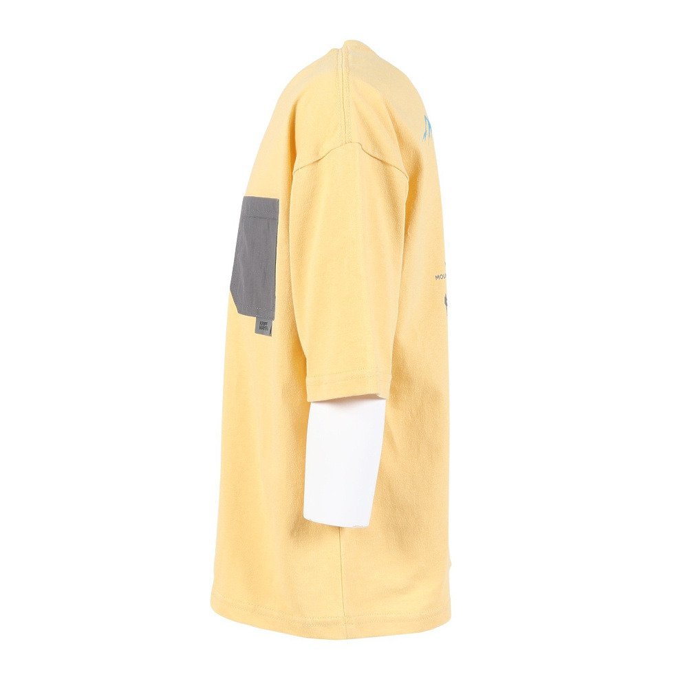 クリフメイヤー（KRIFF MAYER）（キッズ）クリーネスポケ 半袖Tシャツ 山 J2547837:55:YELLOW