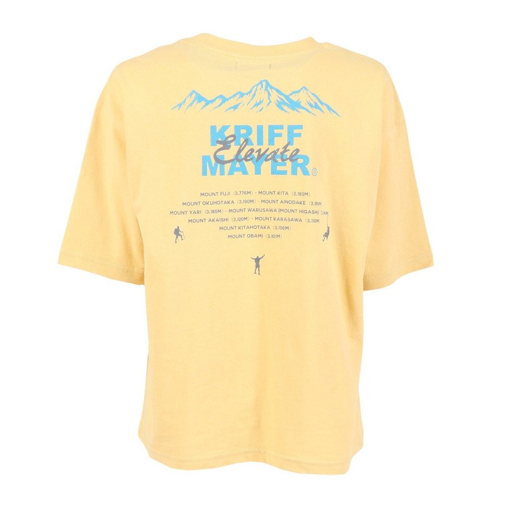 クリフメイヤー（KRIFF MAYER）（キッズ）クリーネスポケ 半袖Tシャツ 山 J2547837:55:YELLOW