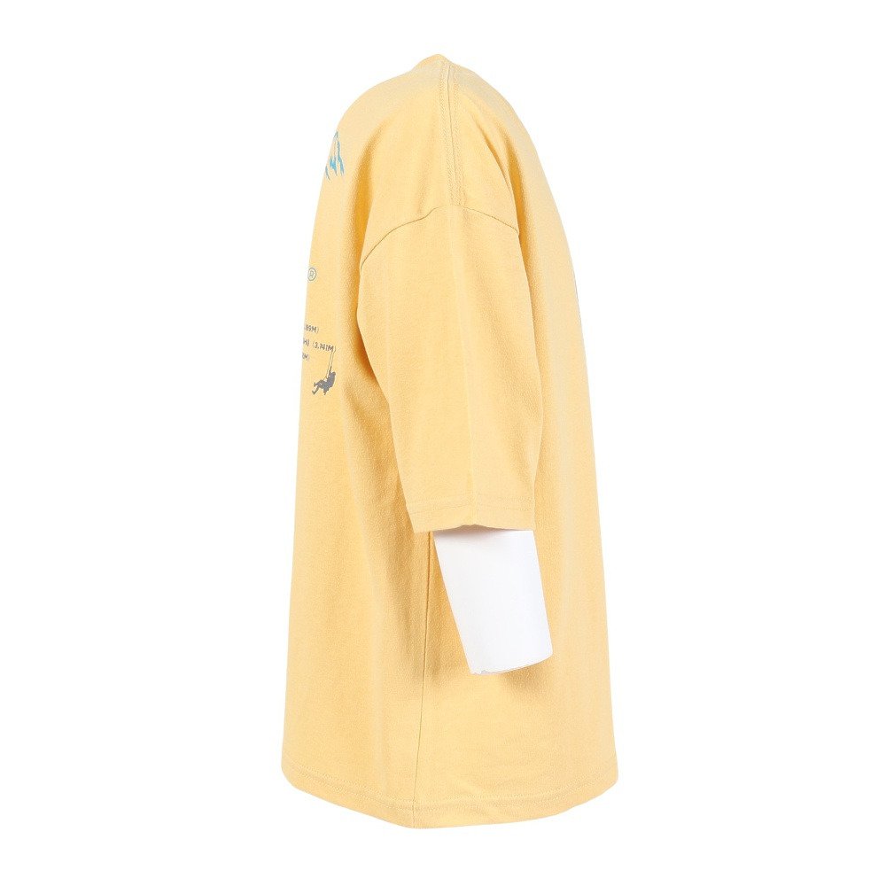 クリフメイヤー（KRIFF MAYER）（キッズ）クリーネスポケ 半袖Tシャツ 山 J2547837:55:YELLOW