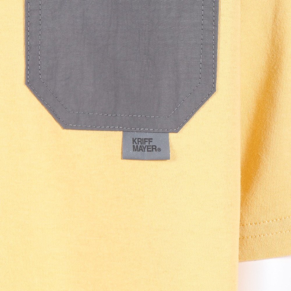 クリフメイヤー（KRIFF MAYER）（キッズ）クリーネスポケ 半袖Tシャツ 山 J2547837:55:YELLOW