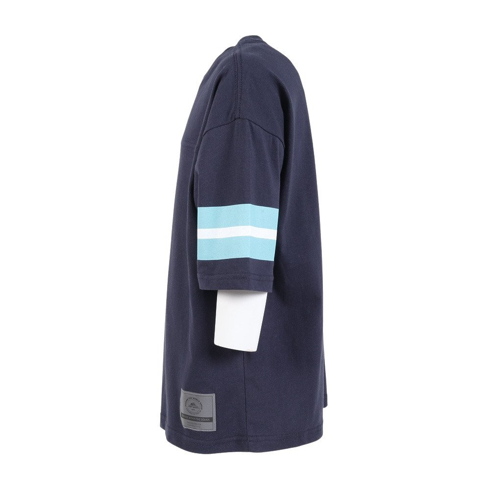クリフメイヤー（KRIFF MAYER）（キッズ）キッズ クリーネス袖ラインTシャツ J2547838:79:NAVY