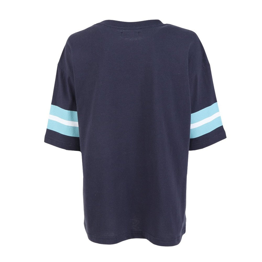 クリフメイヤー（KRIFF MAYER）（キッズ）キッズ クリーネス袖ラインTシャツ J2547838:79:NAVY
