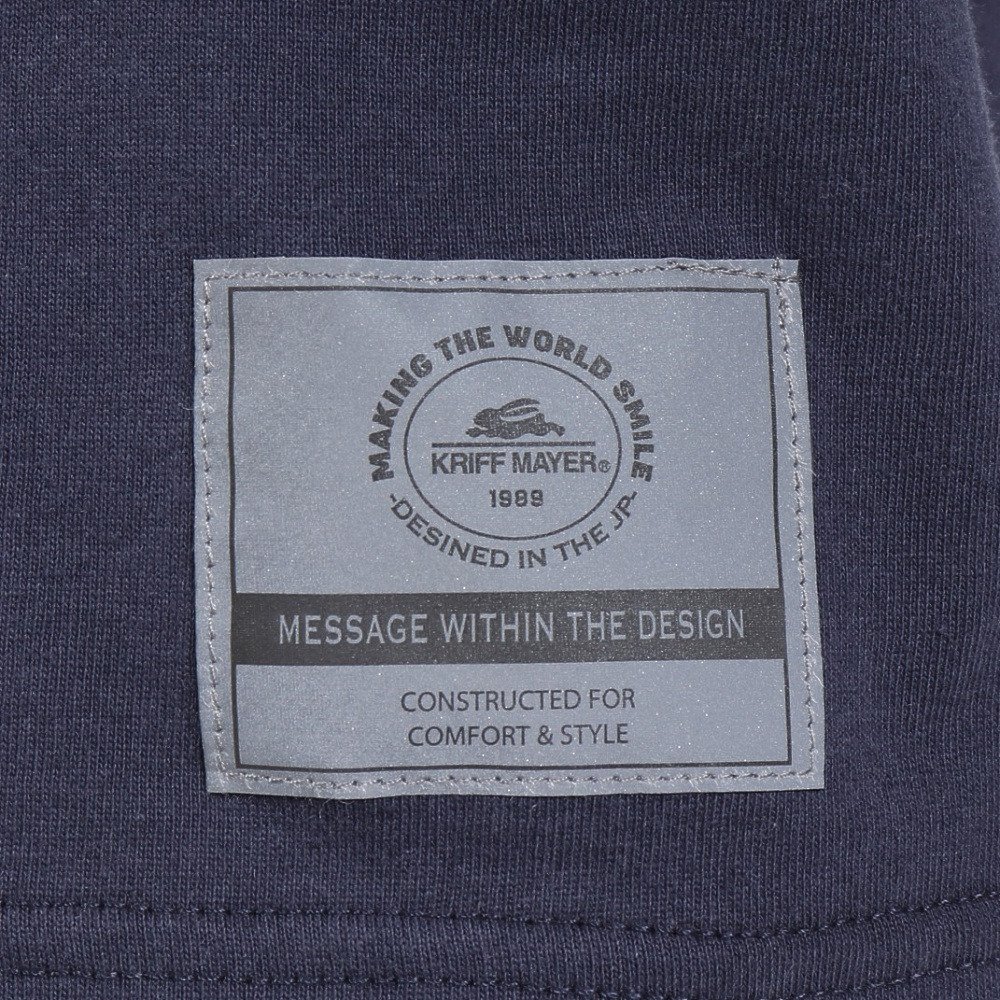 クリフメイヤー（KRIFF MAYER）（キッズ）キッズ クリーネス袖ラインTシャツ J2547838:79:NAVY