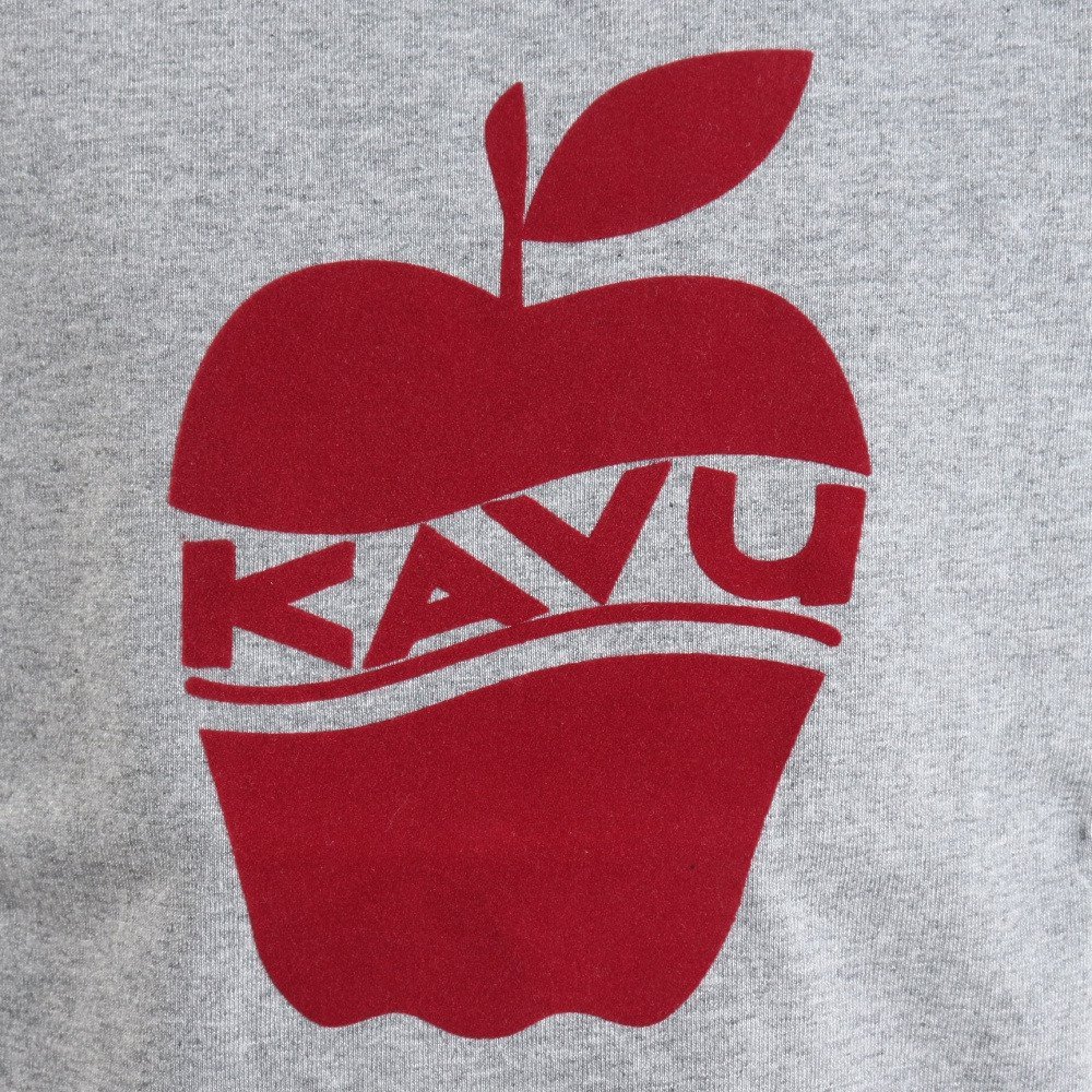 KAVU（KAVU）（キッズ）ジュニア 半袖 Tシャツ アップルTシャツ 19821871 H/GR グレー