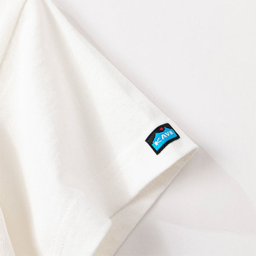 KAVU（KAVU）（キッズ）キッズ サークルロゴ Tシャツ 19821872WHT