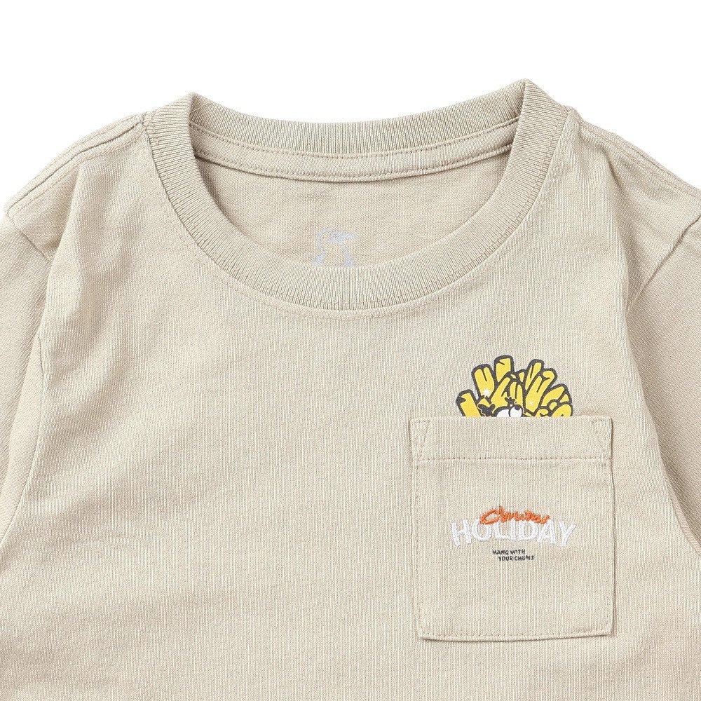 チャムス（CHUMS）（キッズ）半袖 子供 アンチバグ ファストフード ポケットTシャツ CH21-1436-M126