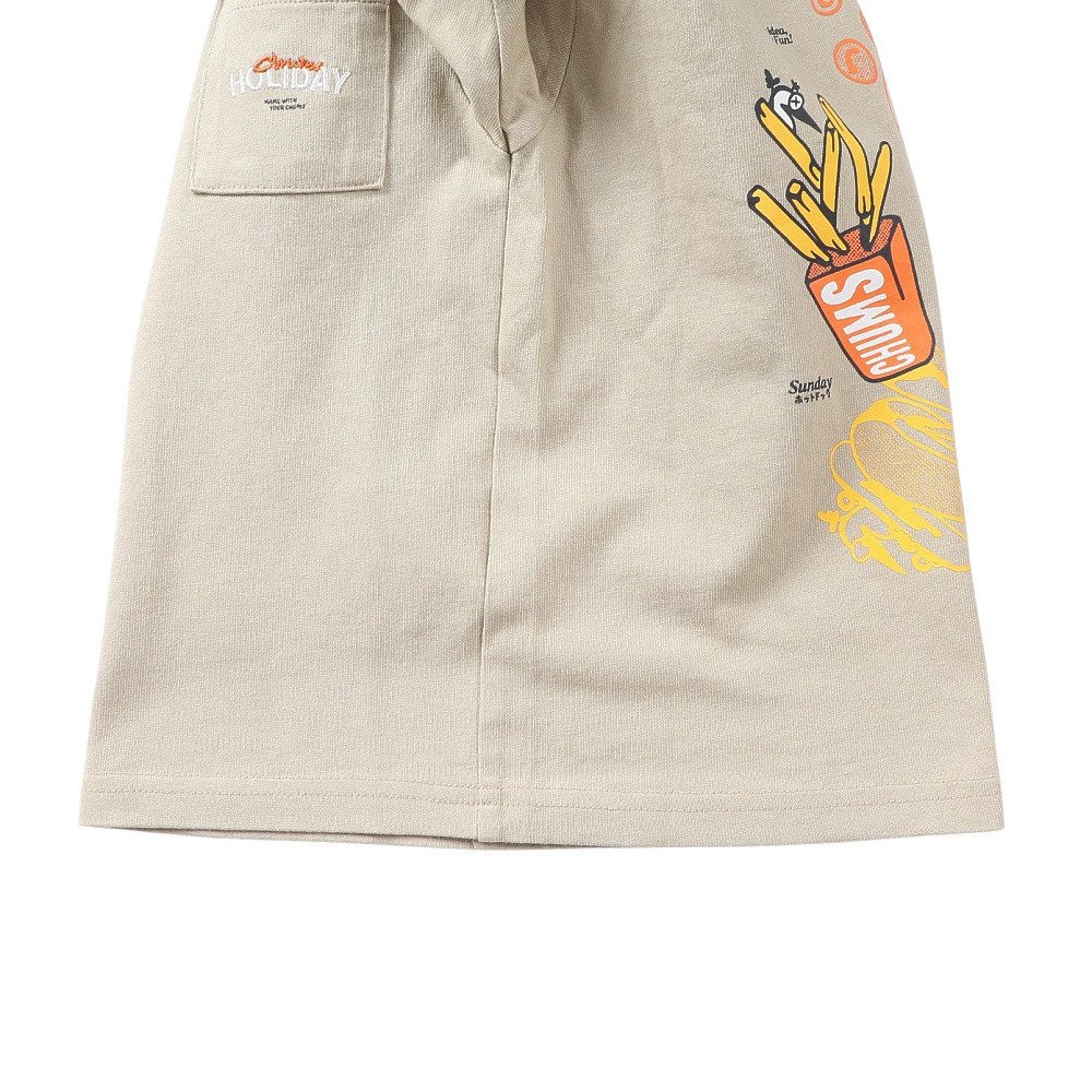 チャムス（CHUMS）（キッズ）半袖 子供 アンチバグ ファストフード ポケットTシャツ CH21-1436-M126