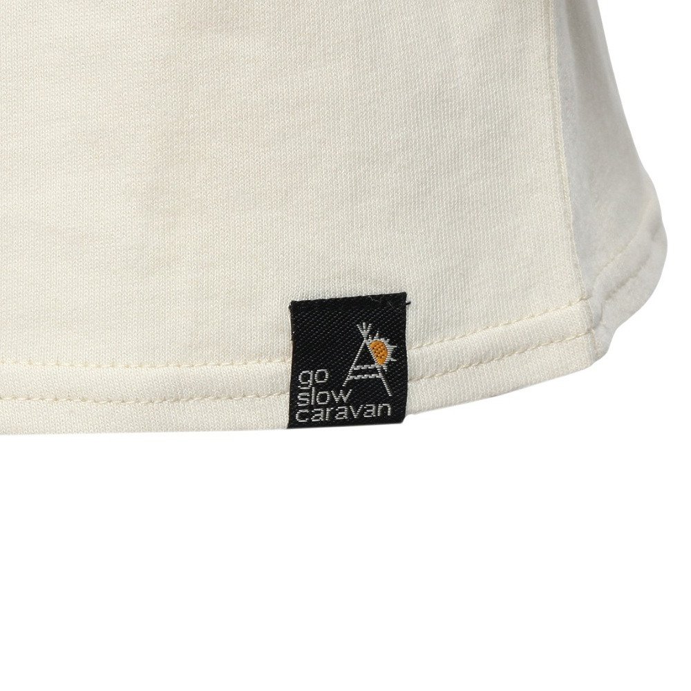 ゴースローキャラバン（GOSLOWCARAVAN）（キッズ）ジュニア スクエアLOGO バックプリント 半袖Tシャツ 361925B IVY