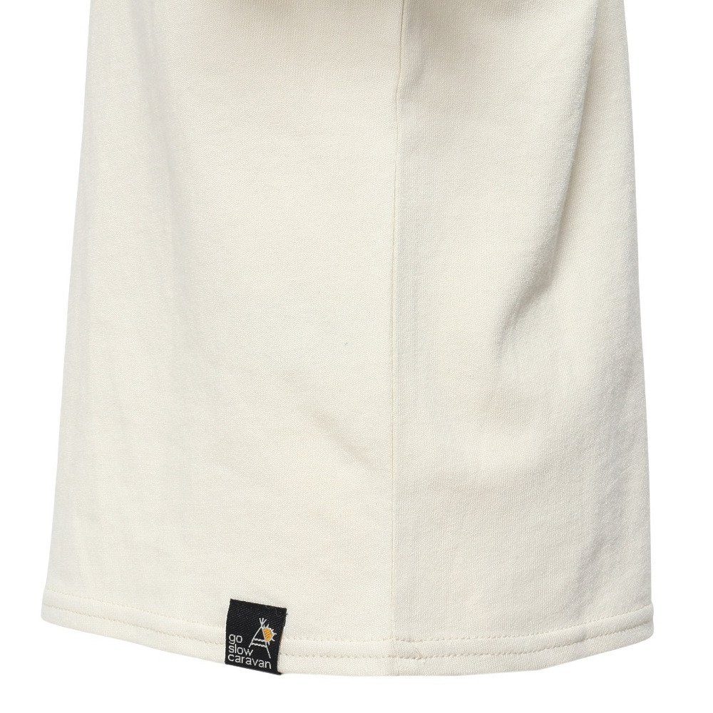 ゴースローキャラバン（GOSLOWCARAVAN）（キッズ）ジュニア スクエアLOGO バックプリント 半袖Tシャツ 361925B IVY