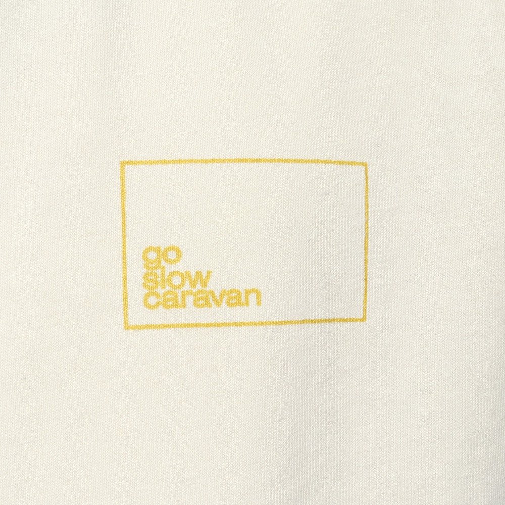 ゴースローキャラバン（GOSLOWCARAVAN）（キッズ）ジュニア スクエアLOGO バックプリント 半袖Tシャツ 361925B IVY