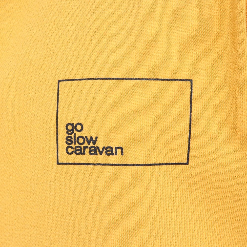 ゴースローキャラバン（GOSLOWCARAVAN）（キッズ）ジュニア スクエアLOGO バックプリント 半袖Tシャツ 361925B YEL