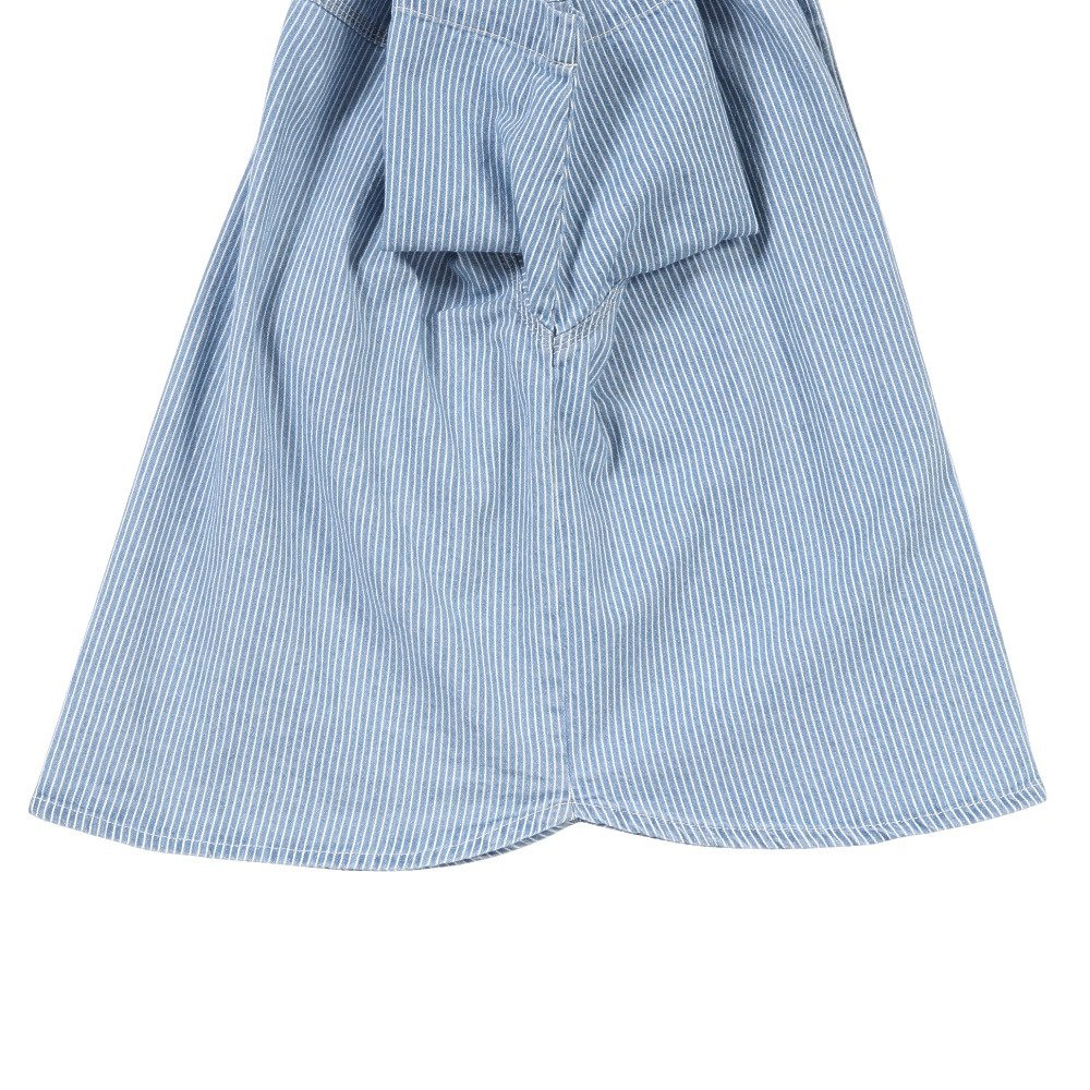 クリフメイヤー（KRIFF MAYER）（キッズ）ジュニア ワークステッチデニムシャツ J2545129:1669:BLUE-STRP