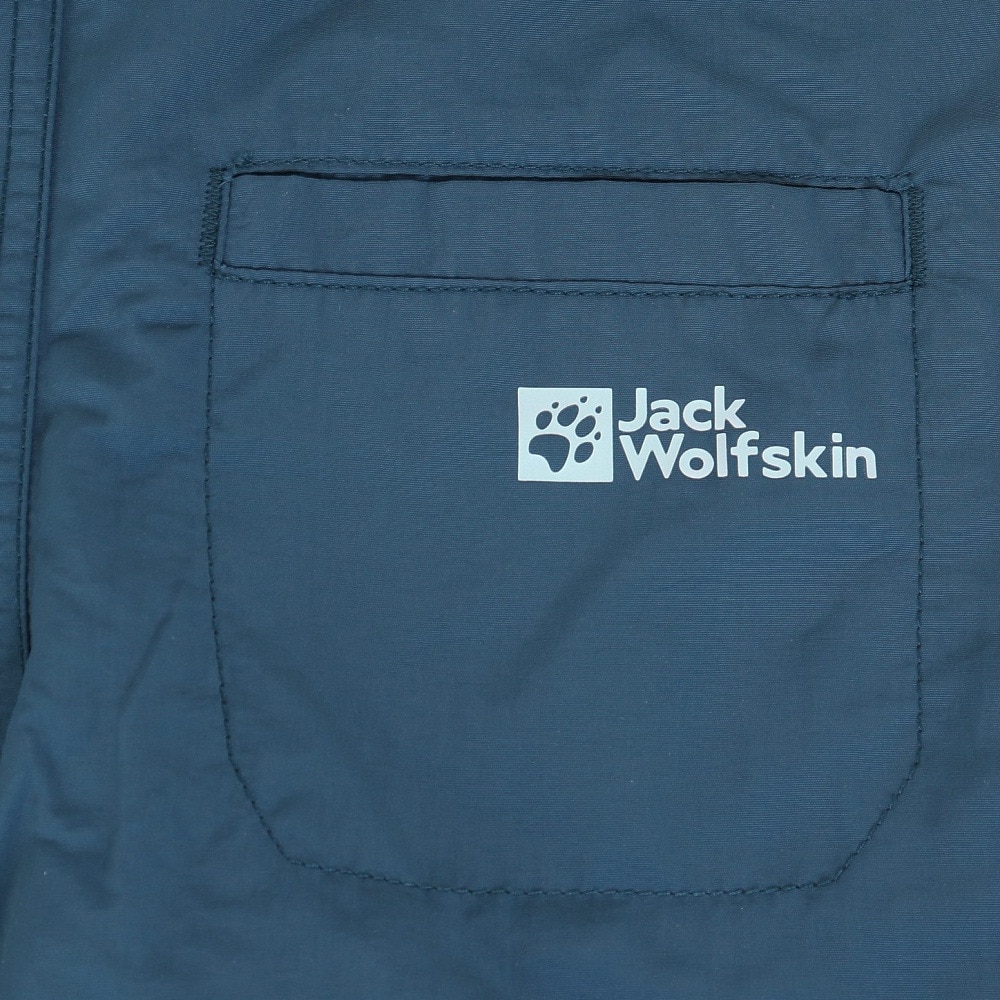 ジャックウルフスキン（JackWolfskin）（キッズ）ショートパンツ VILLI ショートオーバーオール 1609931-1274 マリーンブルー