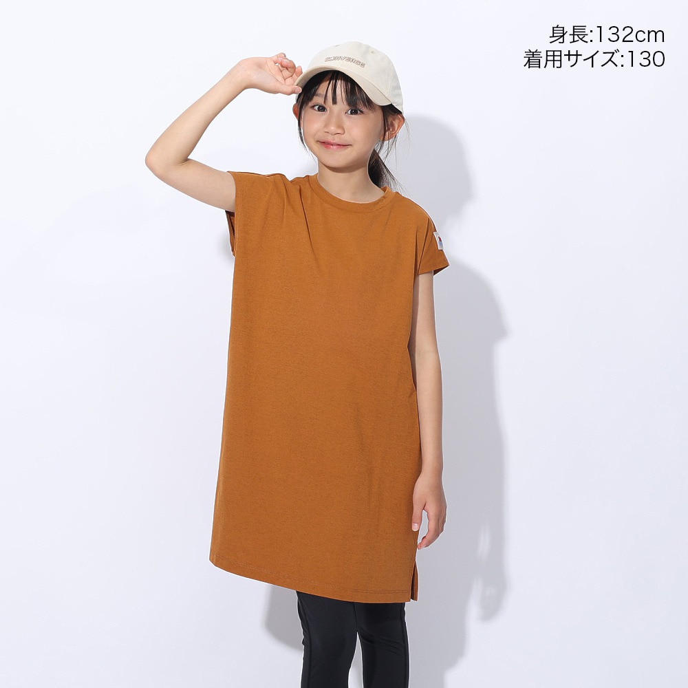 フットマーク（FOOTMARK）（キッズ）ジュニア キッズ フレンチスリーブ ワンピース 3100236-14
