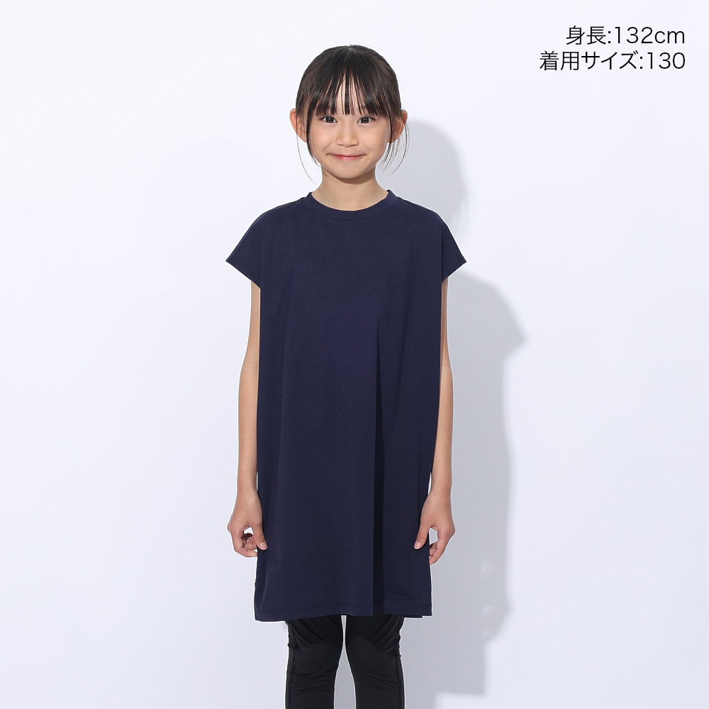 フットマーク（FOOTMARK）（キッズ）ジュニア キッズ フレンチスリーブ ワンピース 3100236-19