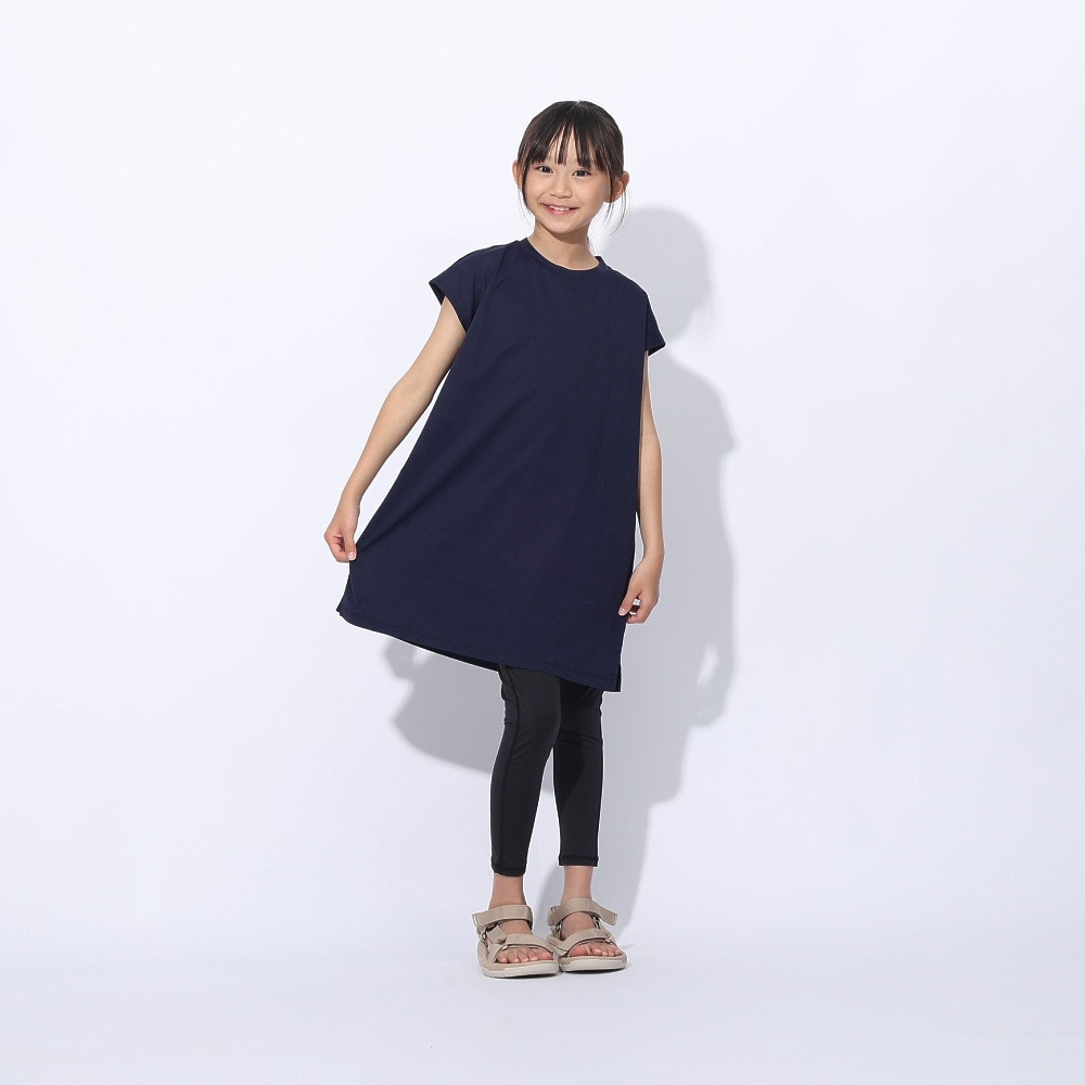 フットマーク（FOOTMARK）（キッズ）ジュニア キッズ フレンチスリーブ ワンピース 3100236-19