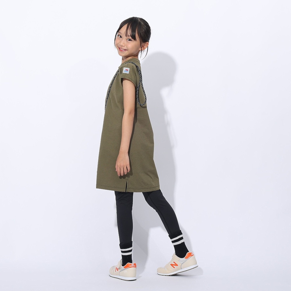 フットマーク（FOOTMARK）（キッズ）ジュニア キッズ フレンチスリーブ ワンピース 3100236-600