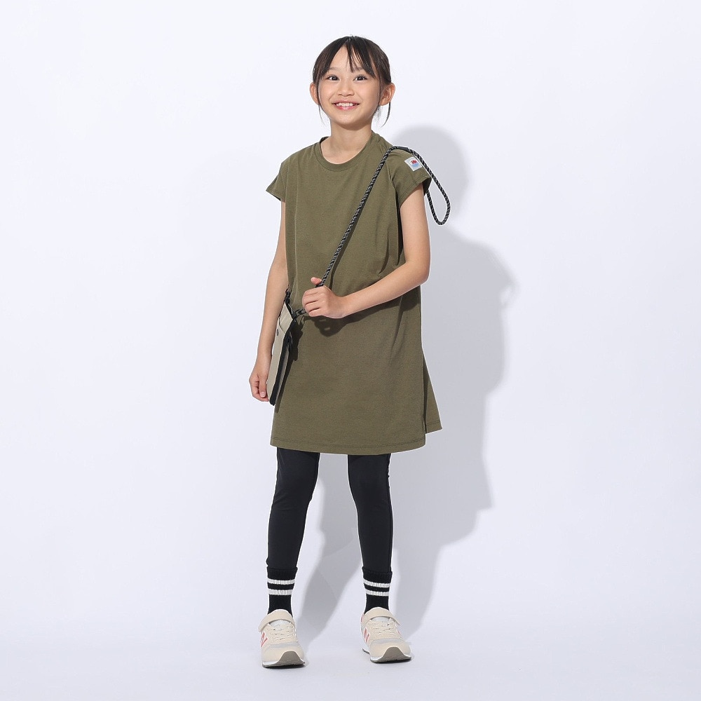 フットマーク（FOOTMARK）（キッズ）ジュニア キッズ フレンチスリーブ ワンピース 3100236-600