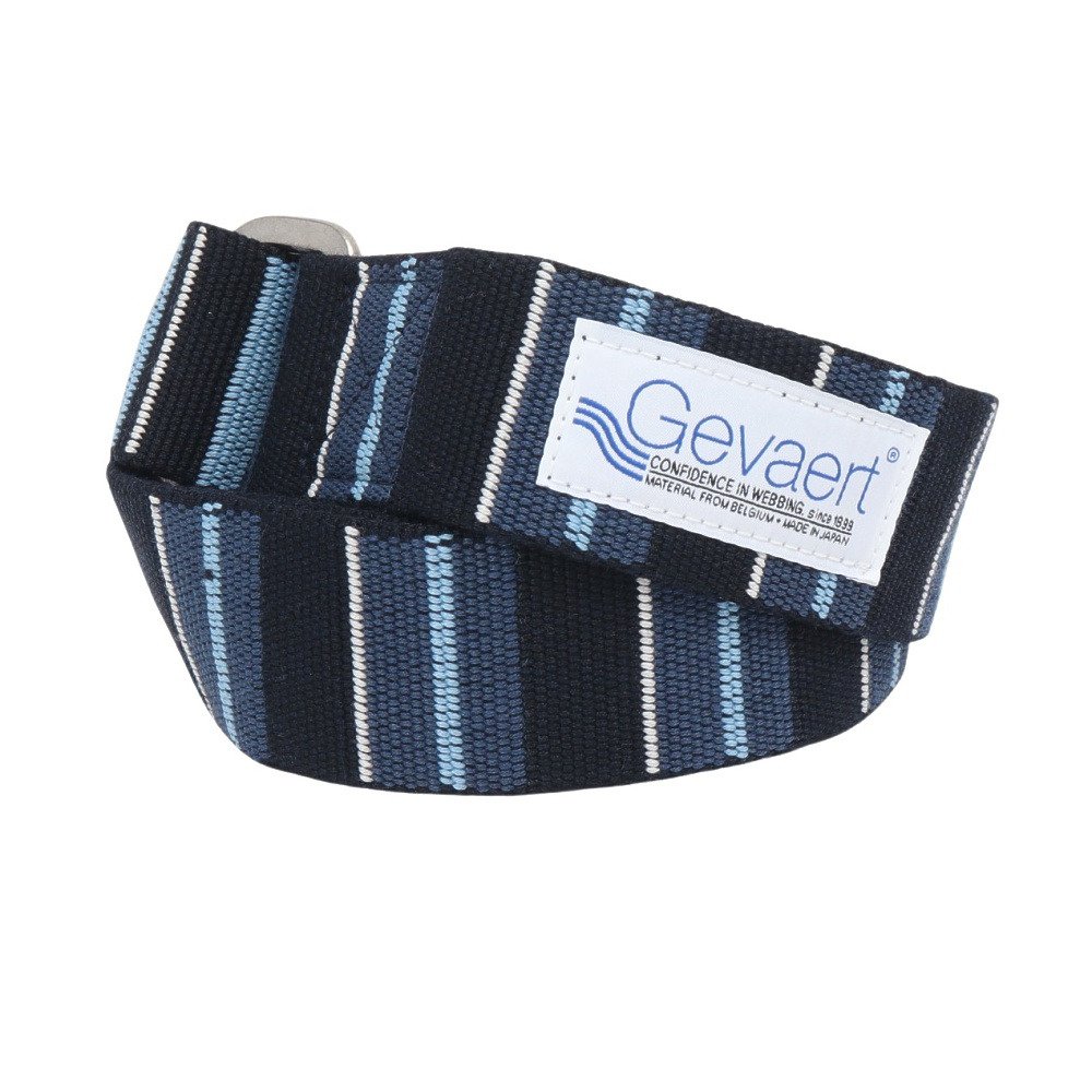 Gevaert（GEVAERT）（メンズ）ベルギーWリングカラーボーダーベルト GVT1002-NVSX