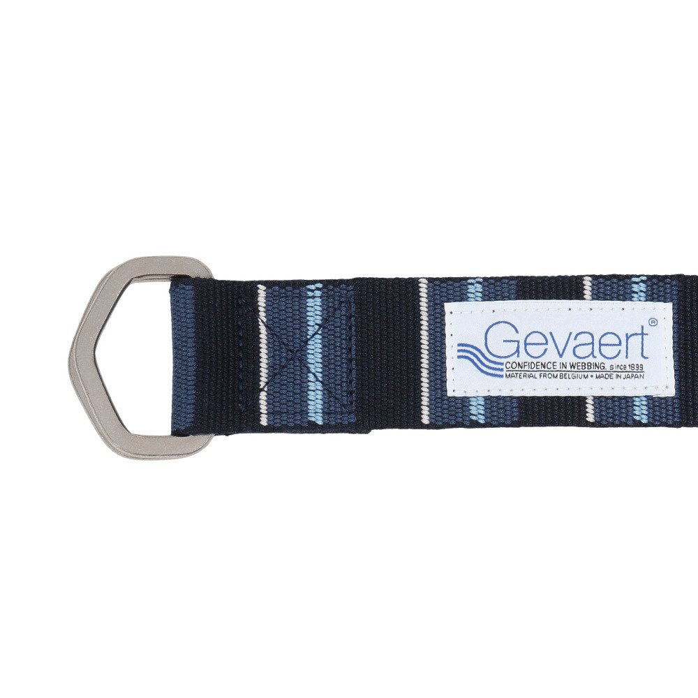 Gevaert（GEVAERT）（メンズ）ベルギーWリングカラーボーダーベルト GVT1002-NVSX