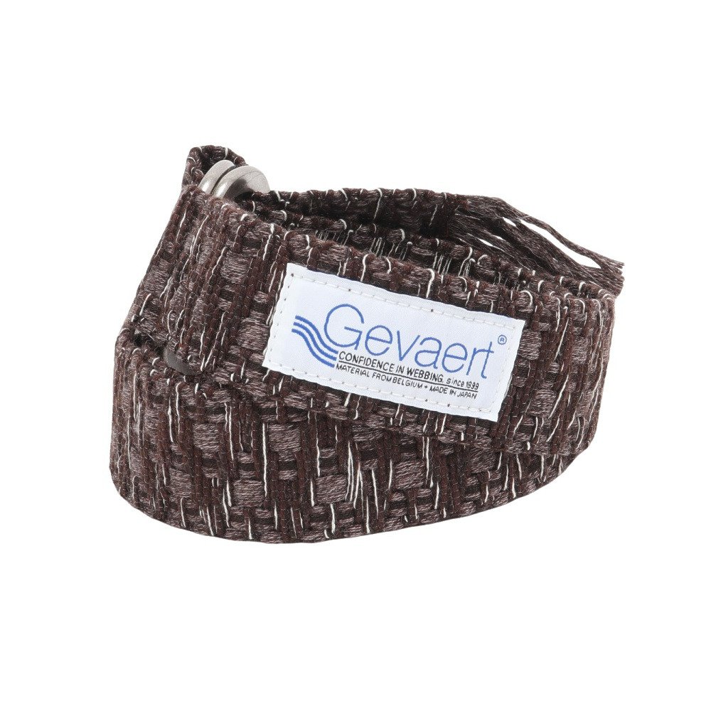 Gevaert（GEVAERT）（メンズ）アースシャギーWリングベルト GVT1059-BRN