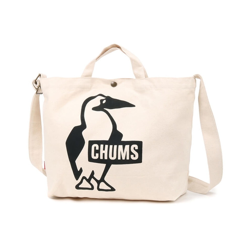 チャムス（CHUMS）（メンズ）収納力 抜群 A4サイズ ブービーバードロゴ ショルダーバッグ 手提げバッグ CH60-3494-K001 ブラック マチ付