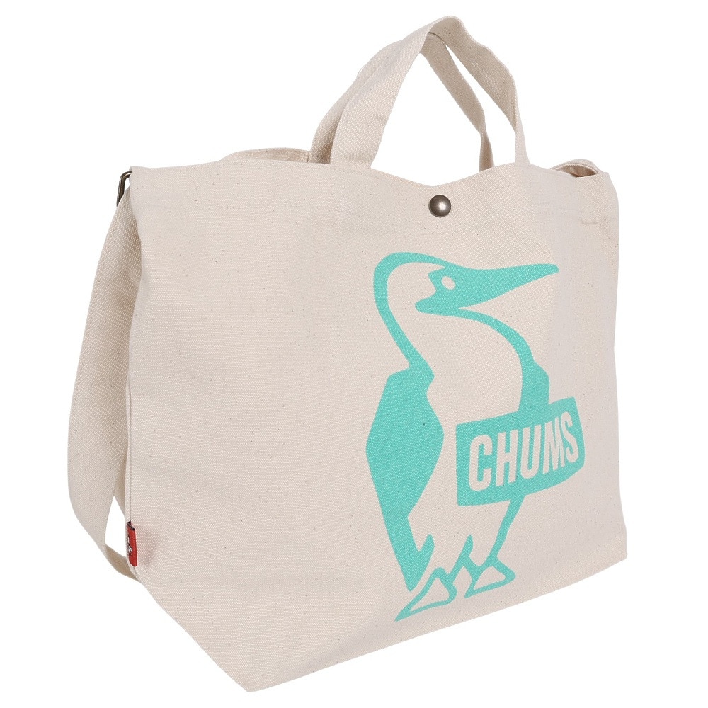 チャムス（CHUMS）（メンズ）収納力 抜群 A4サイズ ブービーバードロゴ ショルダーバッグ 手提げバッグ CH60-3494-M100 グリーン マチ付