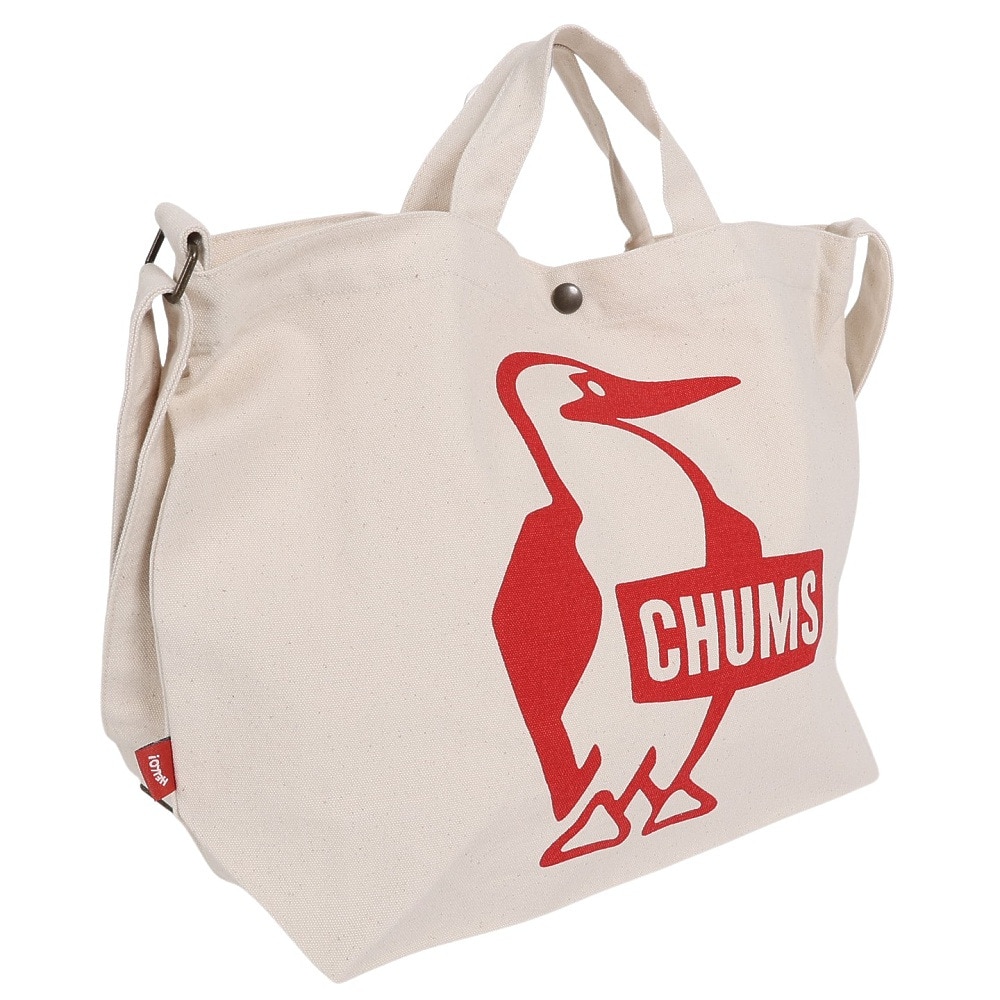 チャムス（CHUMS）（メンズ）収納力 抜群 A4サイズ ブービーバードロゴ ショルダーバッグ 手提げバッグ CH60-3494-R001 レッド マチ付