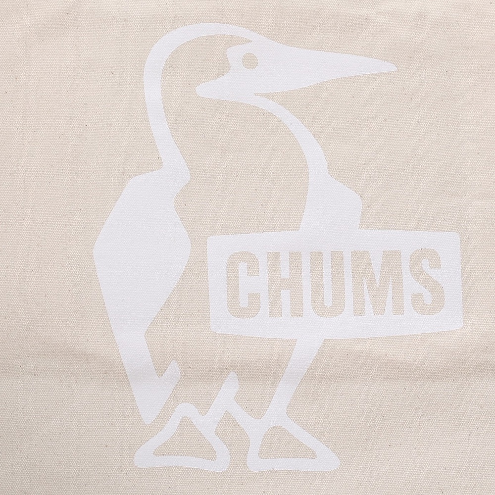 チャムス（CHUMS）（メンズ）収納力 抜群 A4サイズ ブービーバードロゴ ショルダーバッグ 手提げバッグ CH60-3494-W001 ホワイト マチ付