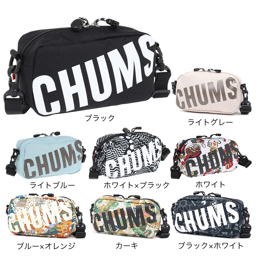 チャムス（CHUMS）（メンズ、レディース）ミニショルダーバッグ リサイクルチャムス ショルダーポーチ CH60-3532-K001 ブラック