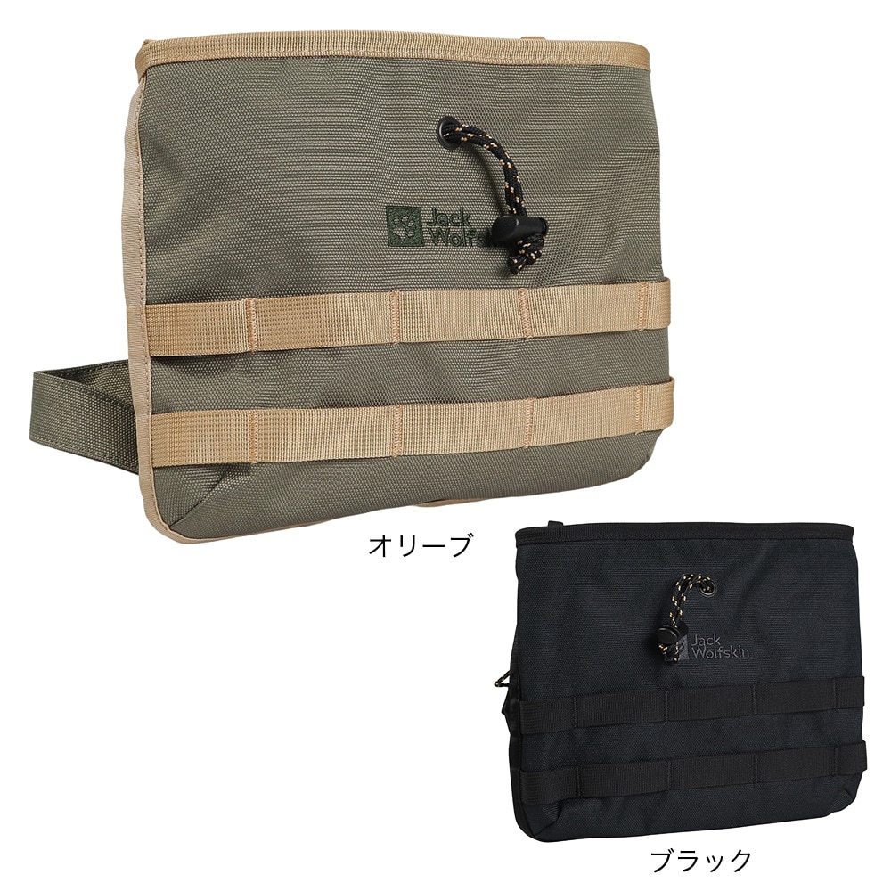 ジャックウルフスキン（JackWolfskin）（メンズ）ショルダーバッグ ポーチ JP MF CNNCT TOOL バッグ 2011411-4550 オリーブ 1.3L