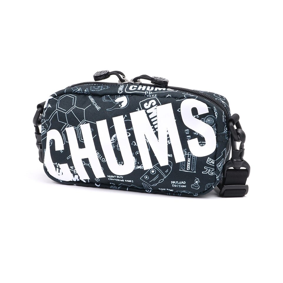 チャムス（CHUMS）（メンズ、レディース）リサイクルチャムスショルダーポーチ CH60-3532-Z290 ブラック