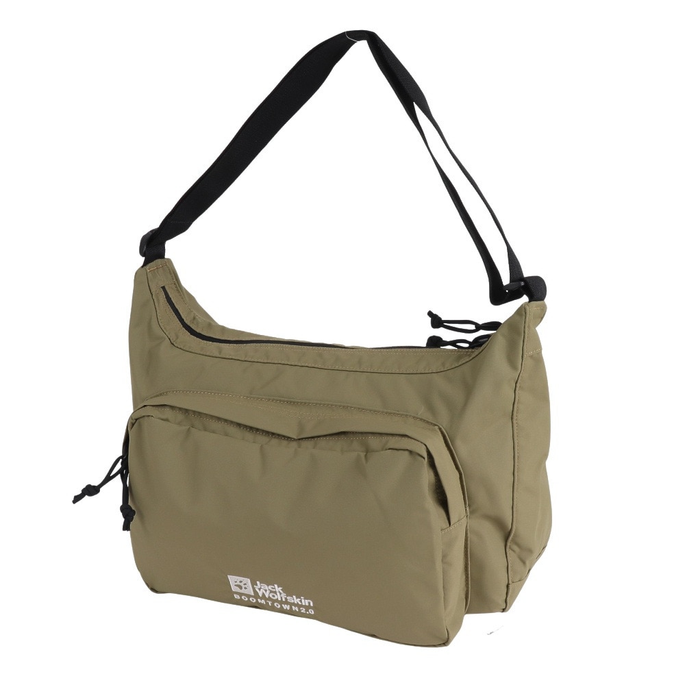 ジャックウルフスキン（JackWolfskin）（メンズ、レディース）ショルダーバッグ JP BOOMTOWN 2.0 2011661-4288 カーキ 10L