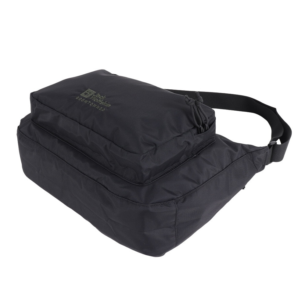 ジャックウルフスキン（JackWolfskin）（メンズ、レディース）ショルダーバッグ JP BOOMTOWN 2.0 2011661-6000 ブラック 10L