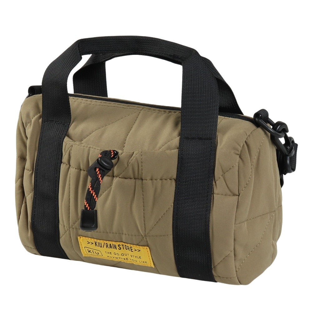 キウ（Kiu）（メンズ、レディース）スクエアパデッドミニボストンバッグ K476-906