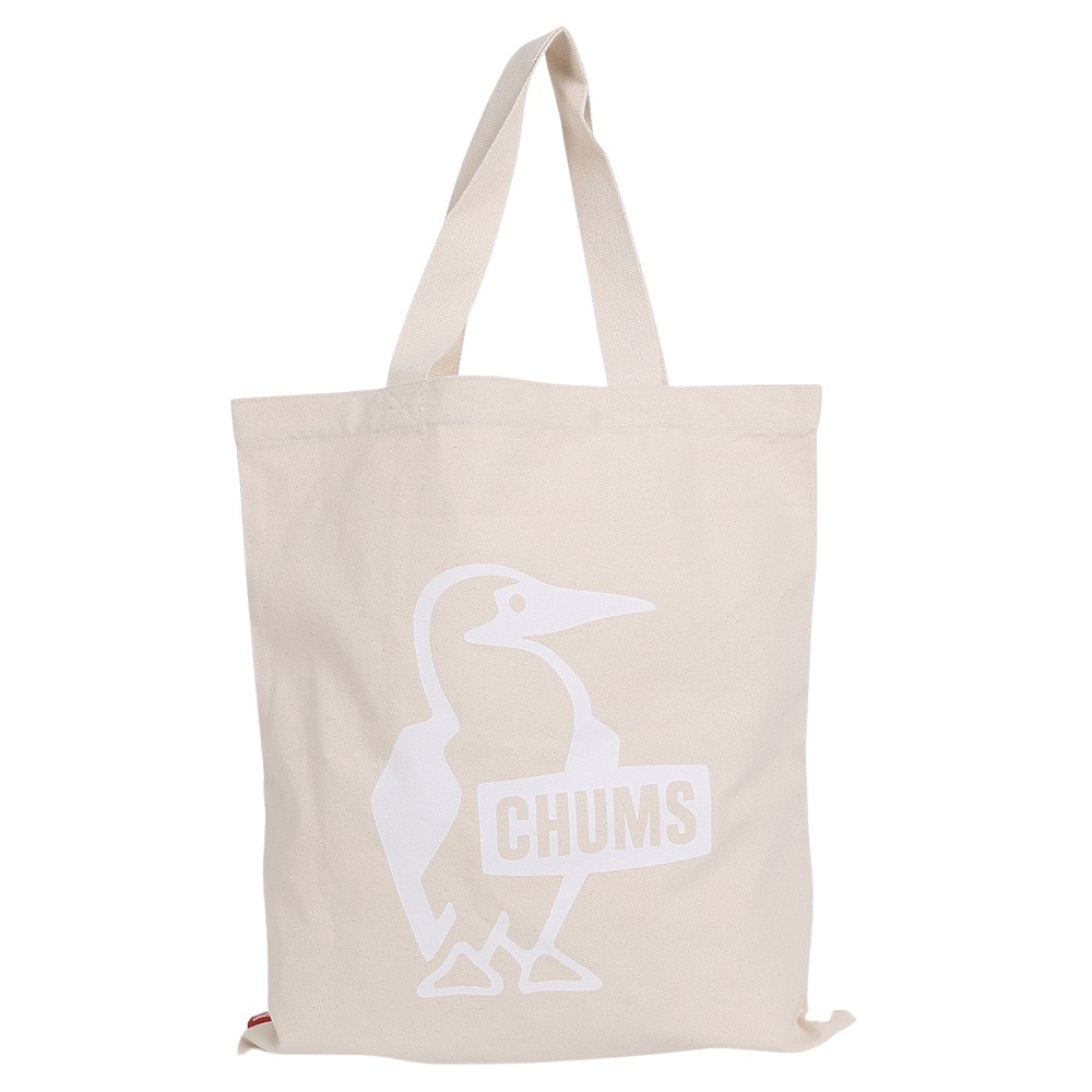 チャムス（CHUMS）（メンズ）トートバッグ ブービービッグキャンバストートバック CH60-3493-W001 ホワイト サブバッグ キャンバス A3サイズ収納