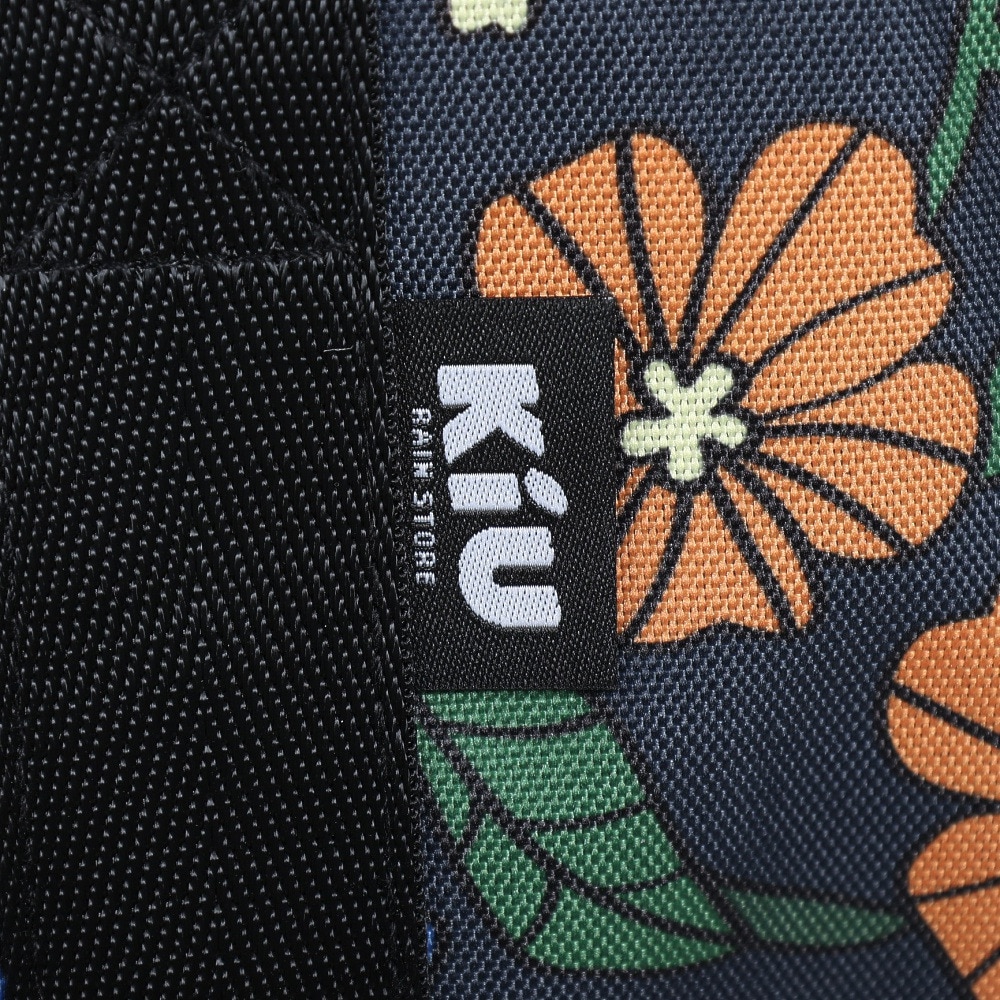 Kiu（メンズ、レディース）600D トートバッグ K329-169 サイケデリックフラワー 18L