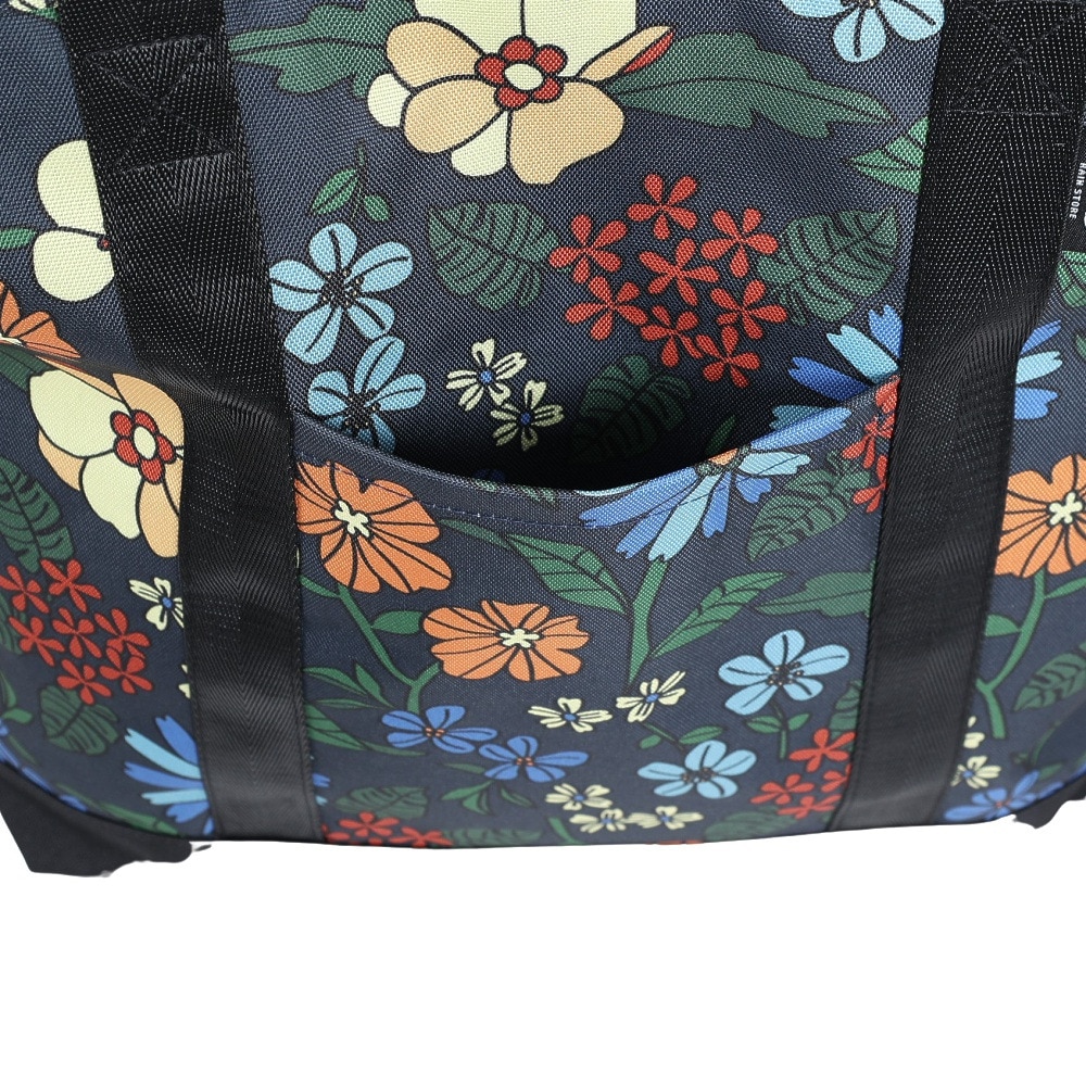 Kiu（メンズ、レディース）600D トートバッグ K329-169 サイケデリックフラワー 18L