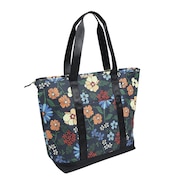 Kiu(メンズ、レディース)600D トートバッグ K329-169 サイケデリックフラワー 18L