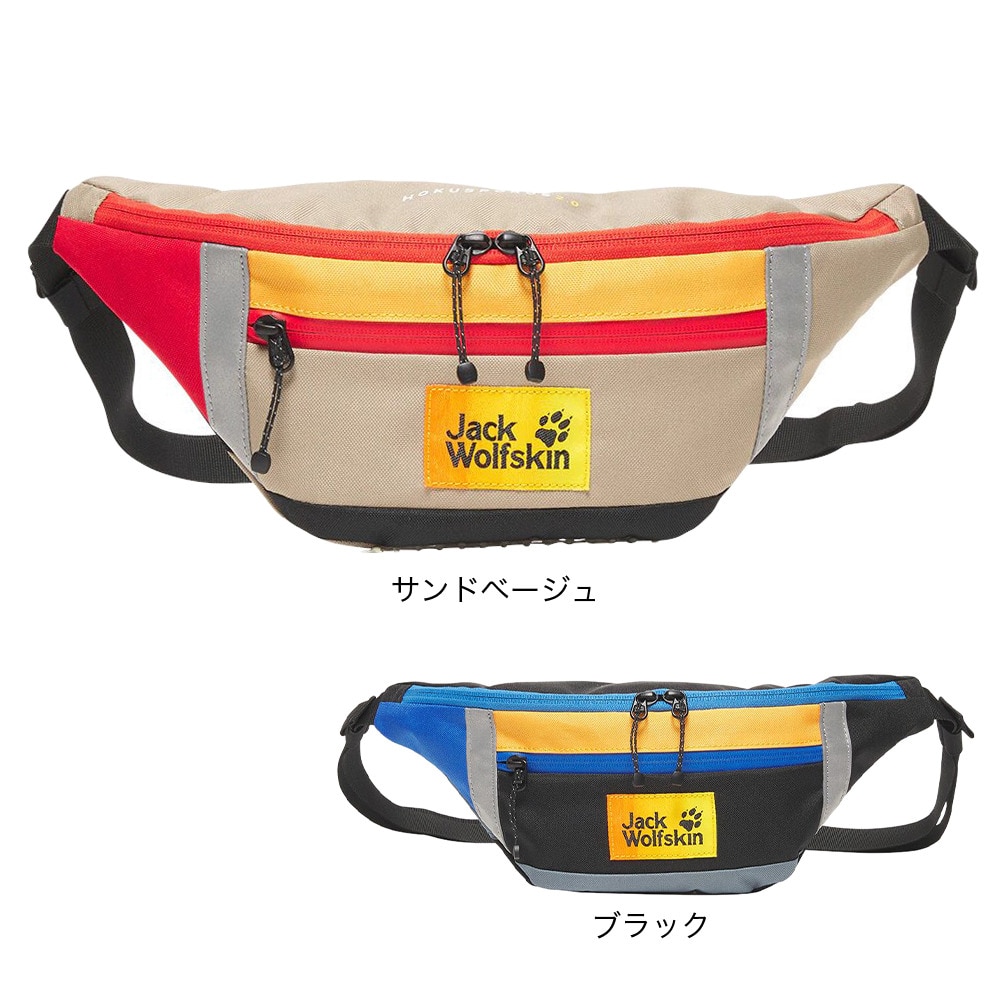 ジャックウルフスキン（JackWolfskin）（メンズ）ウエストバッグ JP HOKUS POKUS2.0 8007341-6000 0.5L ブラック
