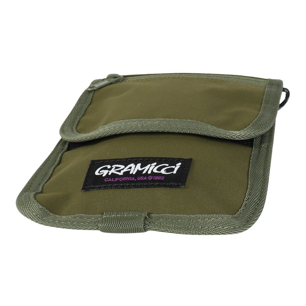 グラミチ（Gramicci）（メンズ、レディース）ショルダーバッグ コーデュラネックポーチ G4FB-107-OLIVE