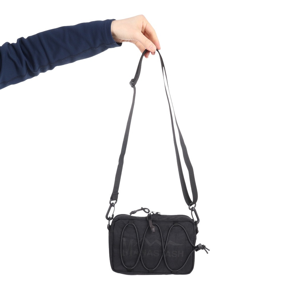 マナスタッシュ（MANASTASH）（メンズ、レディース）アタッチャブル ショルダーバッグ 792-3976002 BLK ブラック