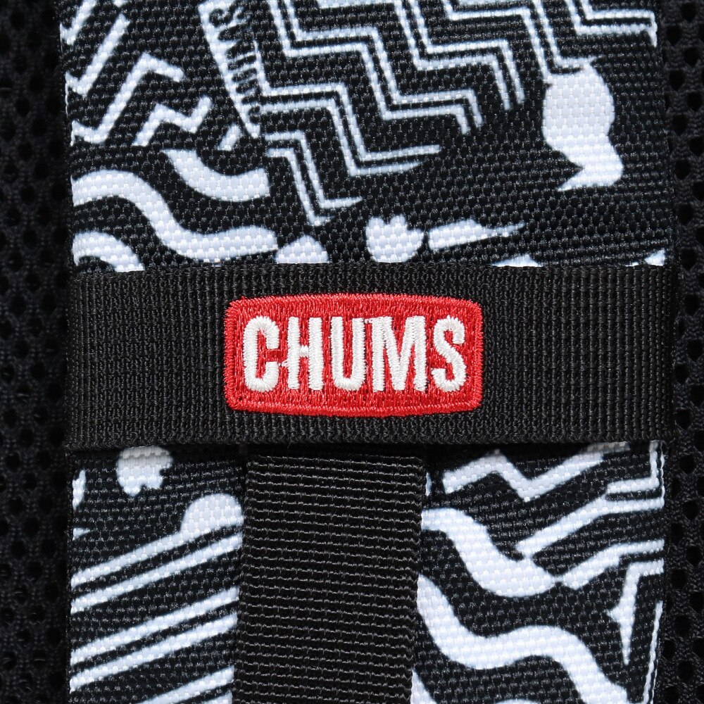チャムス（CHUMS）（メンズ、レディース）バッグ リュック リサイクルデイパック CH60-3538-Z269 ブラック×ホワイト 25L