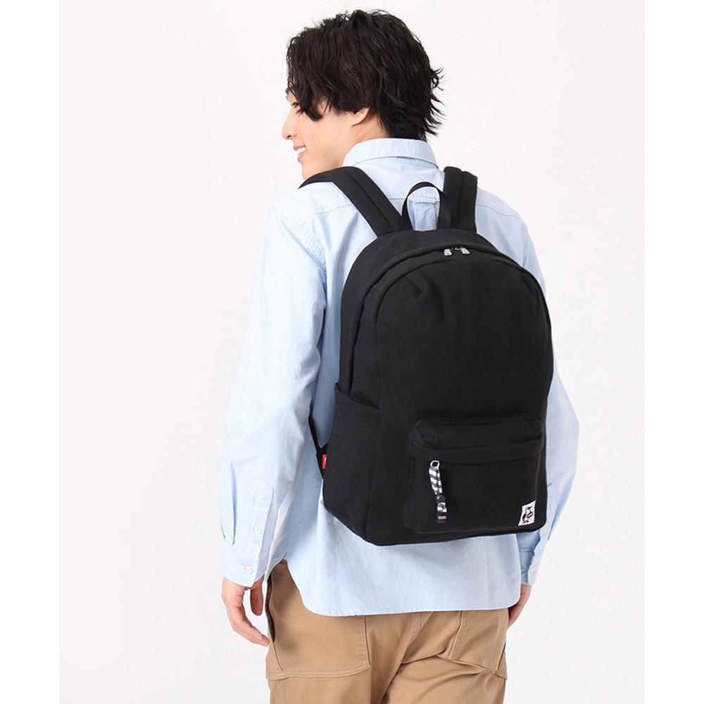チャムス（CHUMS）（メンズ、レディース）バッグ リュック ハリケーンデイパック スウェット CH60-3596-K001 18L ブラック A4サイズ収納
