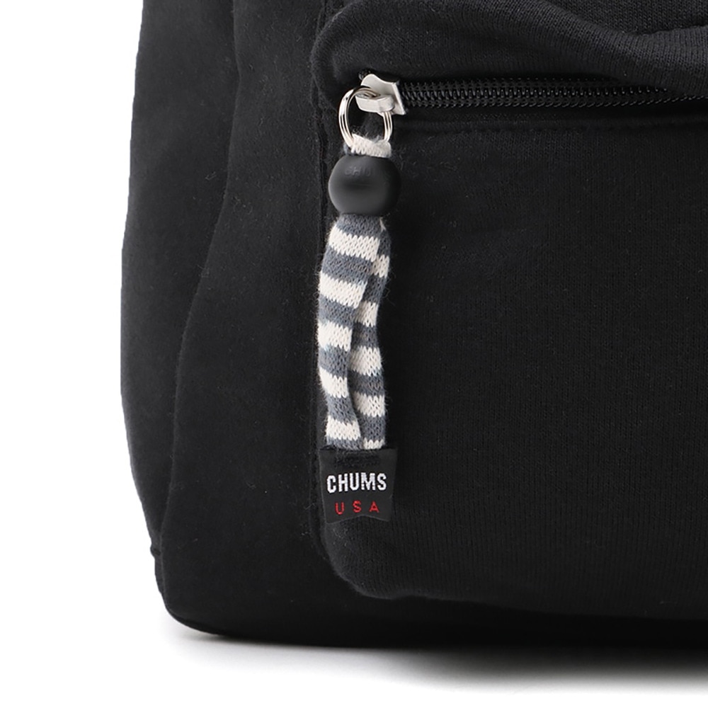 チャムス（CHUMS）（メンズ、レディース）バッグ リュック ハリケーンデイパック スウェット CH60-3596-K001 18L ブラック A4サイズ収納
